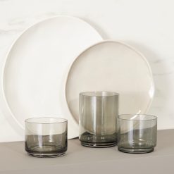 Alternative view of Lenox Fine Lenox Fine Bay Colors Grey 12-Piece Dinnerware Set
