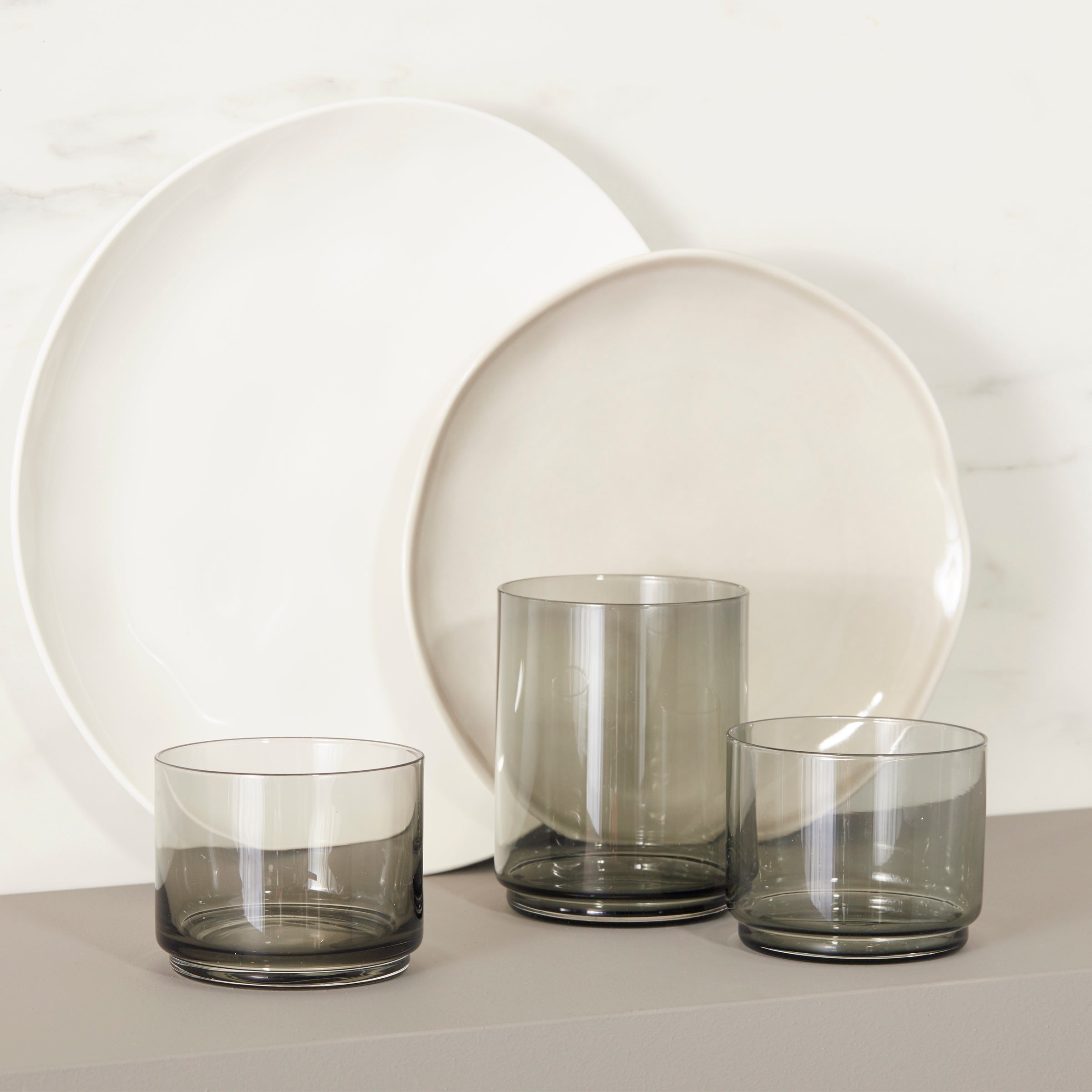 Lenox Fine Lenox Fine Bay Colors White 12-Piece Dinnerware Set - Image 6