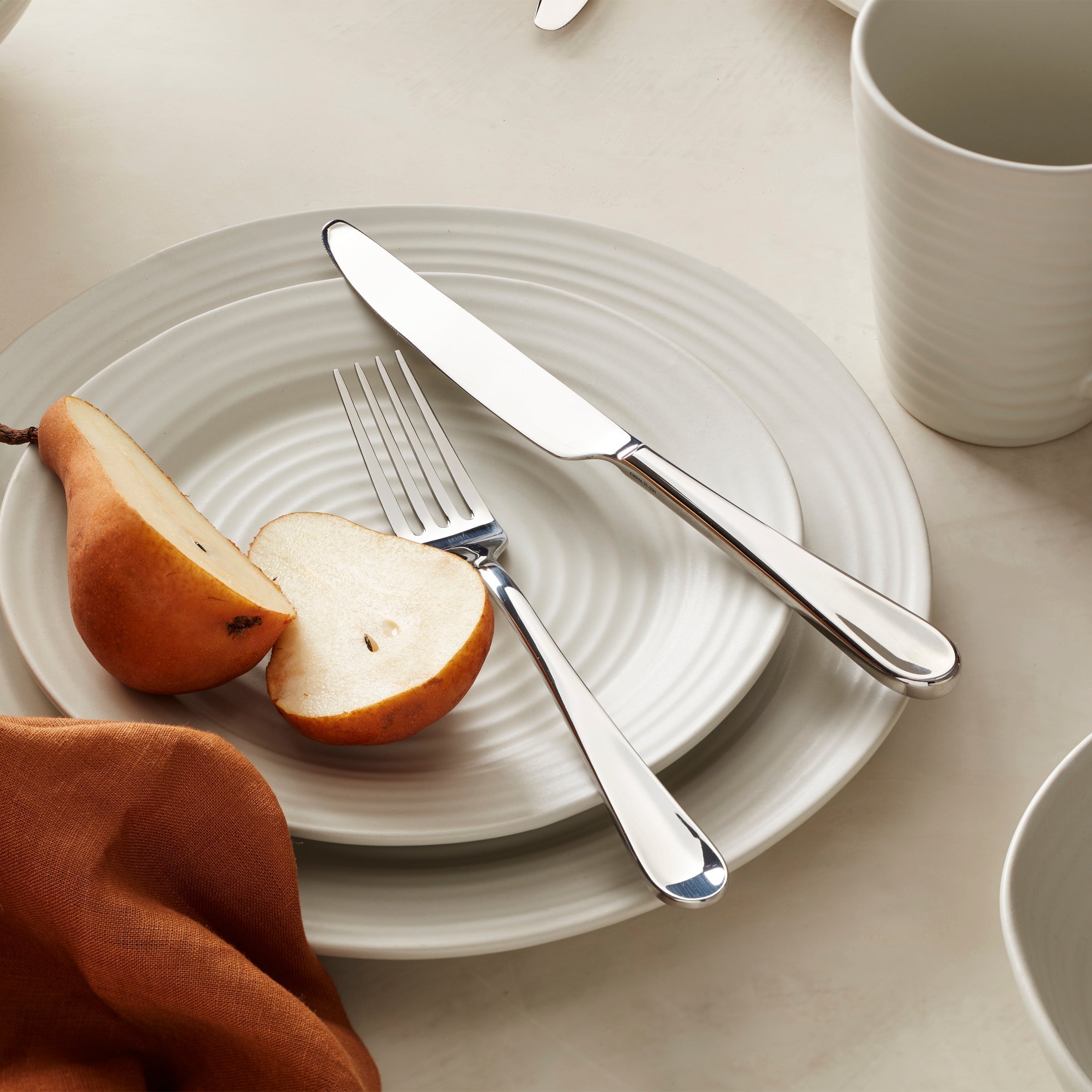 Lenox Fine Lenox Fine Ridge White 12-Piece Dinnerware Set - Image 11