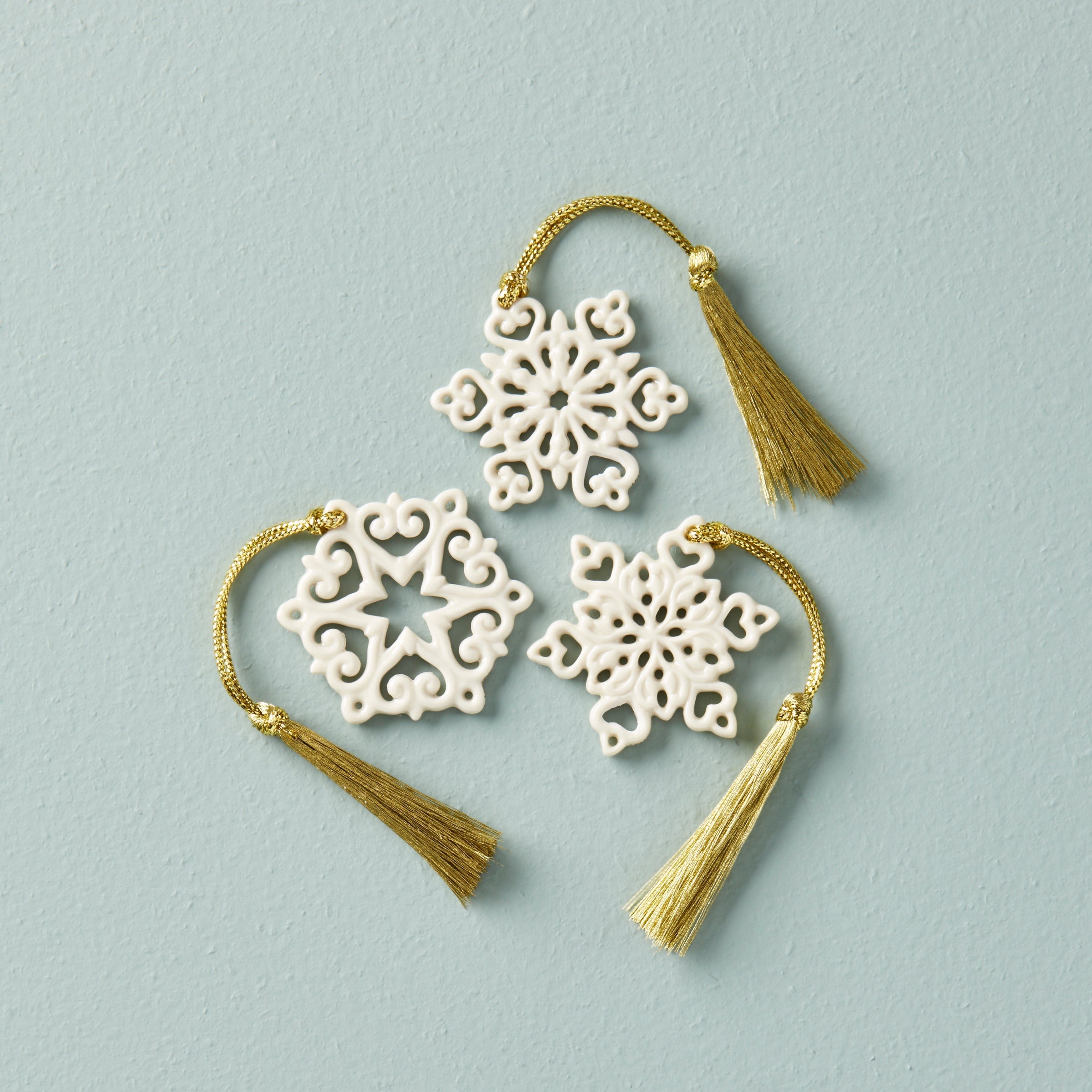 Lenox Fine Lenox Fine Mini Snowflake 3-Piece Ornament Set