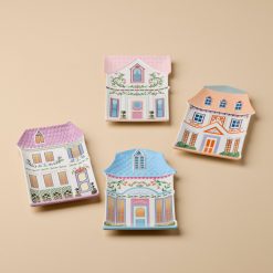 Lenox Fine Lenox Fine Lenox Spice Village House Accent Plates, Set of 4