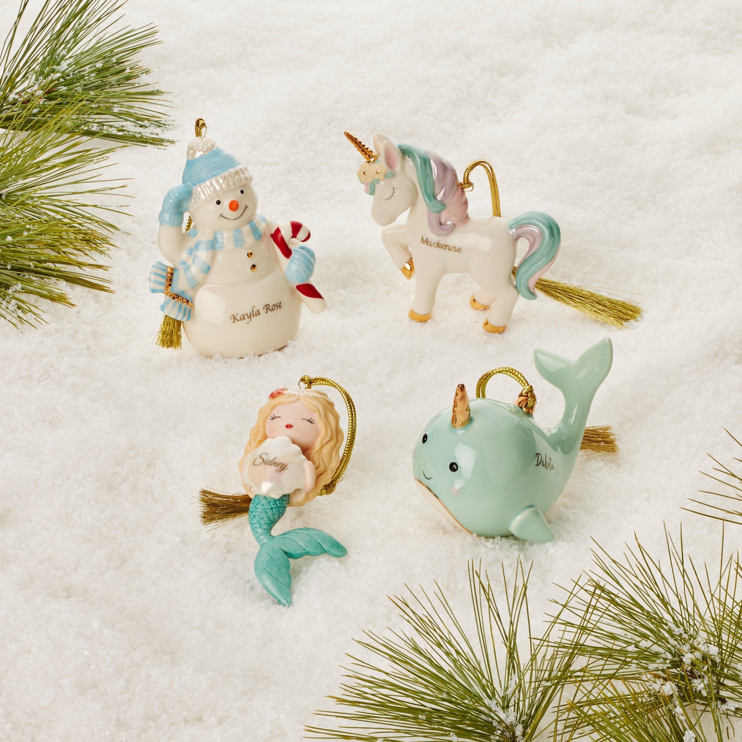 Lenox Fine Lenox Fine Personalized Mermaid Ornament - Image 4
