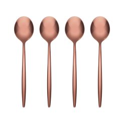 Lenox Fine Lenox Fine Gaze Copper Mirror Demitasse Spoons, Set of 4