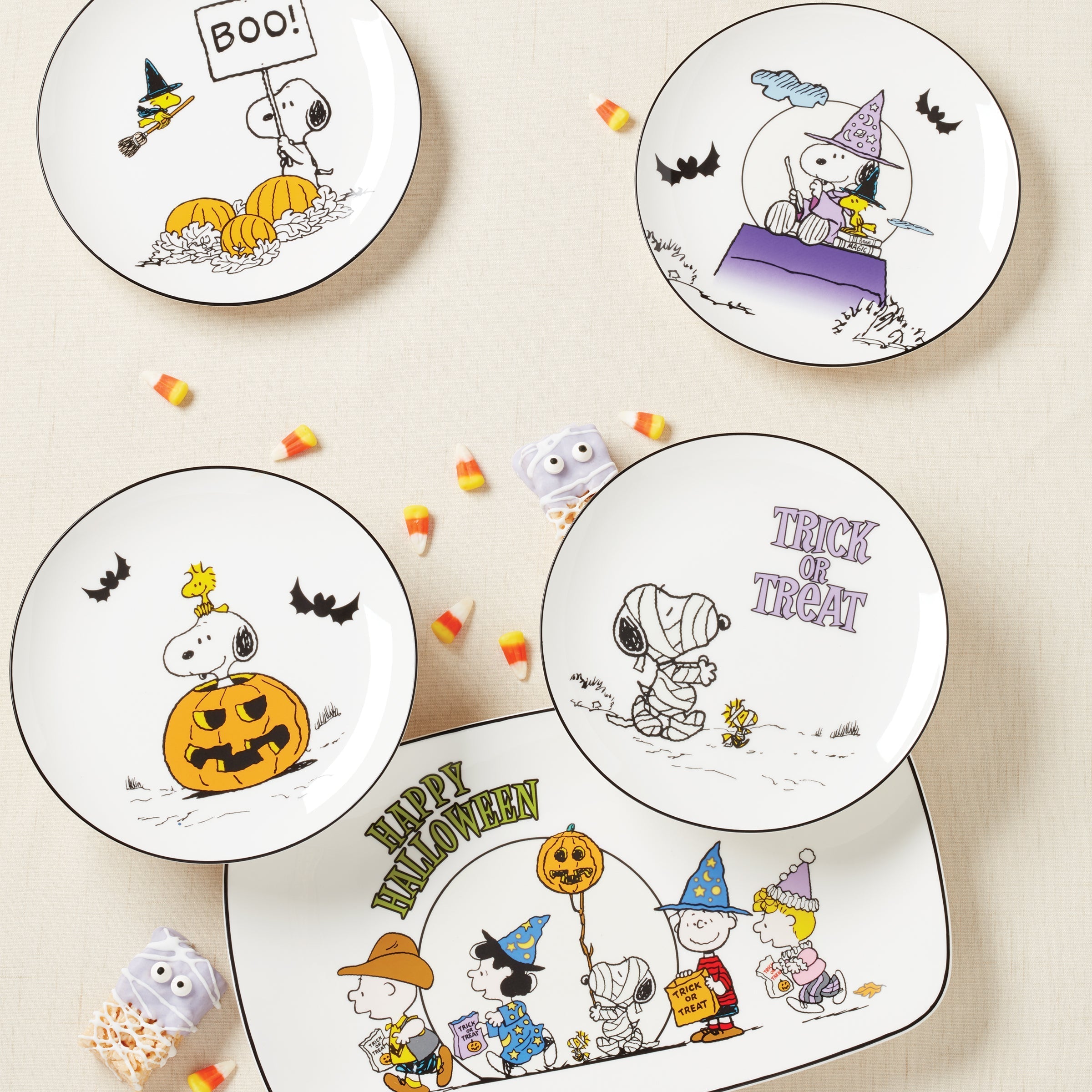 Lenox Fine Lenox Fine The Great Pumpkin Accent Plates, Set of 4 - Image 3