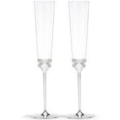 Lenox Fine Lenox Fine Grace Avenue 2-Piece Champagne Flute Set