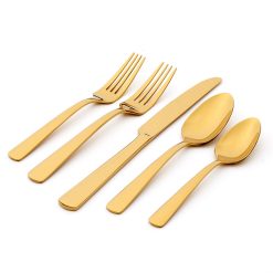 Lenox Fine Lenox Fine Aptitude Gold 20-Piece Flatware Set
