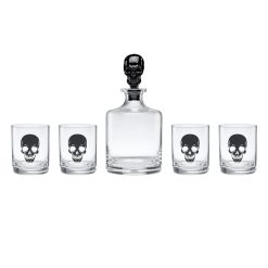 Lenox Fine Lenox Fine Vintro Halloween Skeleton 5-Piece Whiskey Set