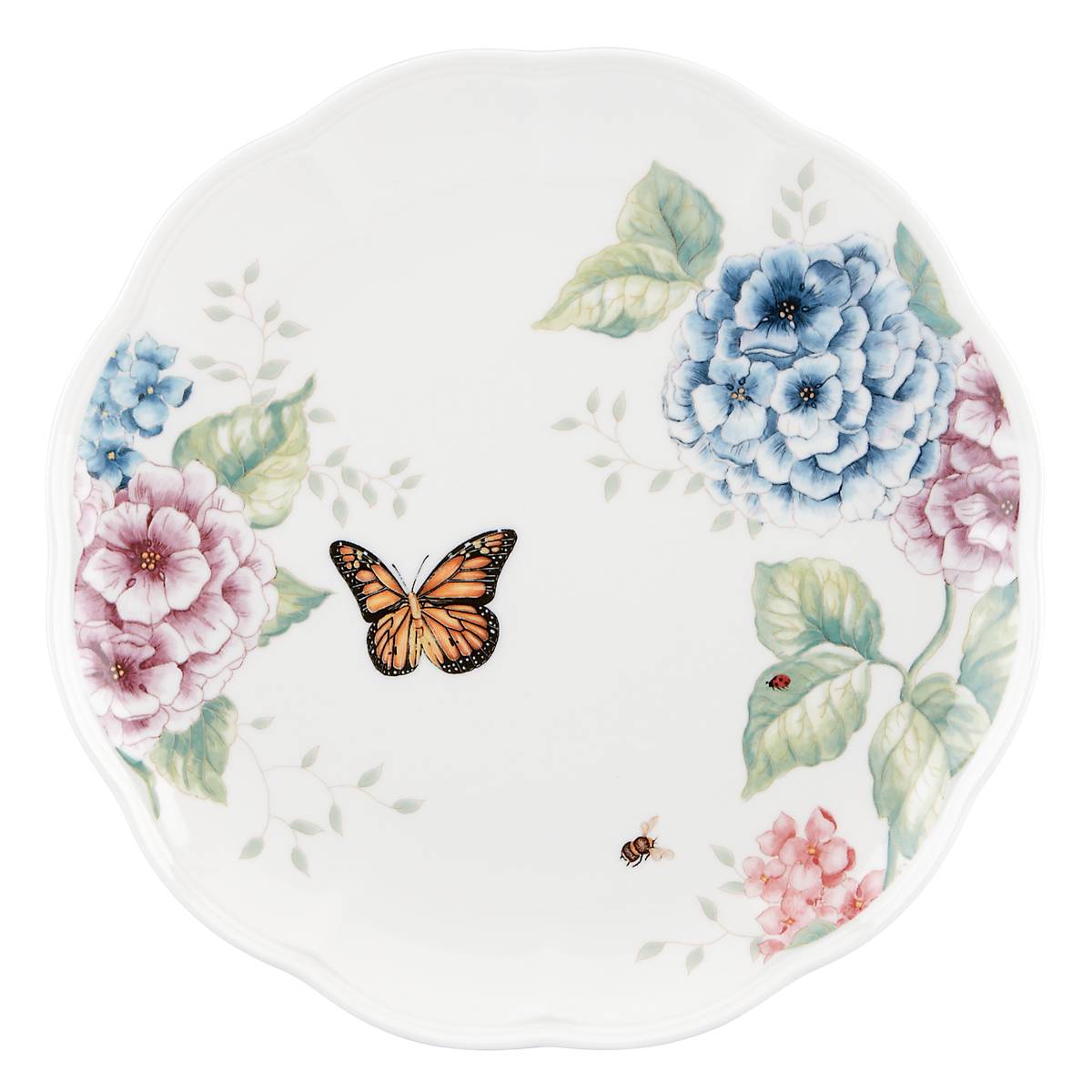 Lenox Fine Lenox Fine Butterfly Meadow Hydrangea 12-Piece Dinnerware Set - Image 3