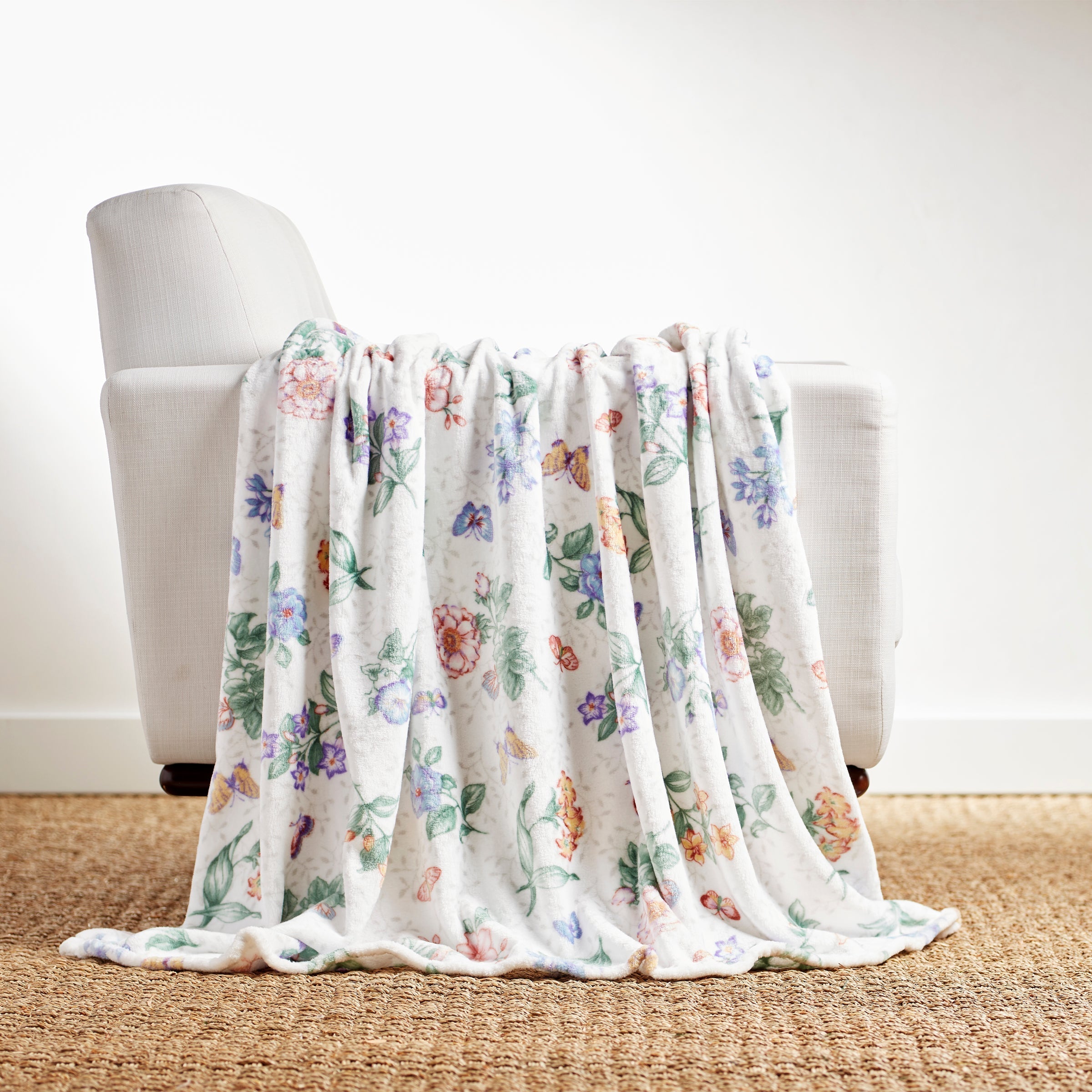 Lenox Fine Lenox Fine Butterfly Meadow Throw Blanket - Image 5