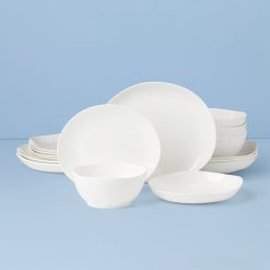 Lenox Fine Lenox Fine Studio 1414 Curve 16-Piece Dinnerware Set