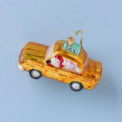 Lenox Fine Lenox Fine Retro Blown Glass Taxi Ornament