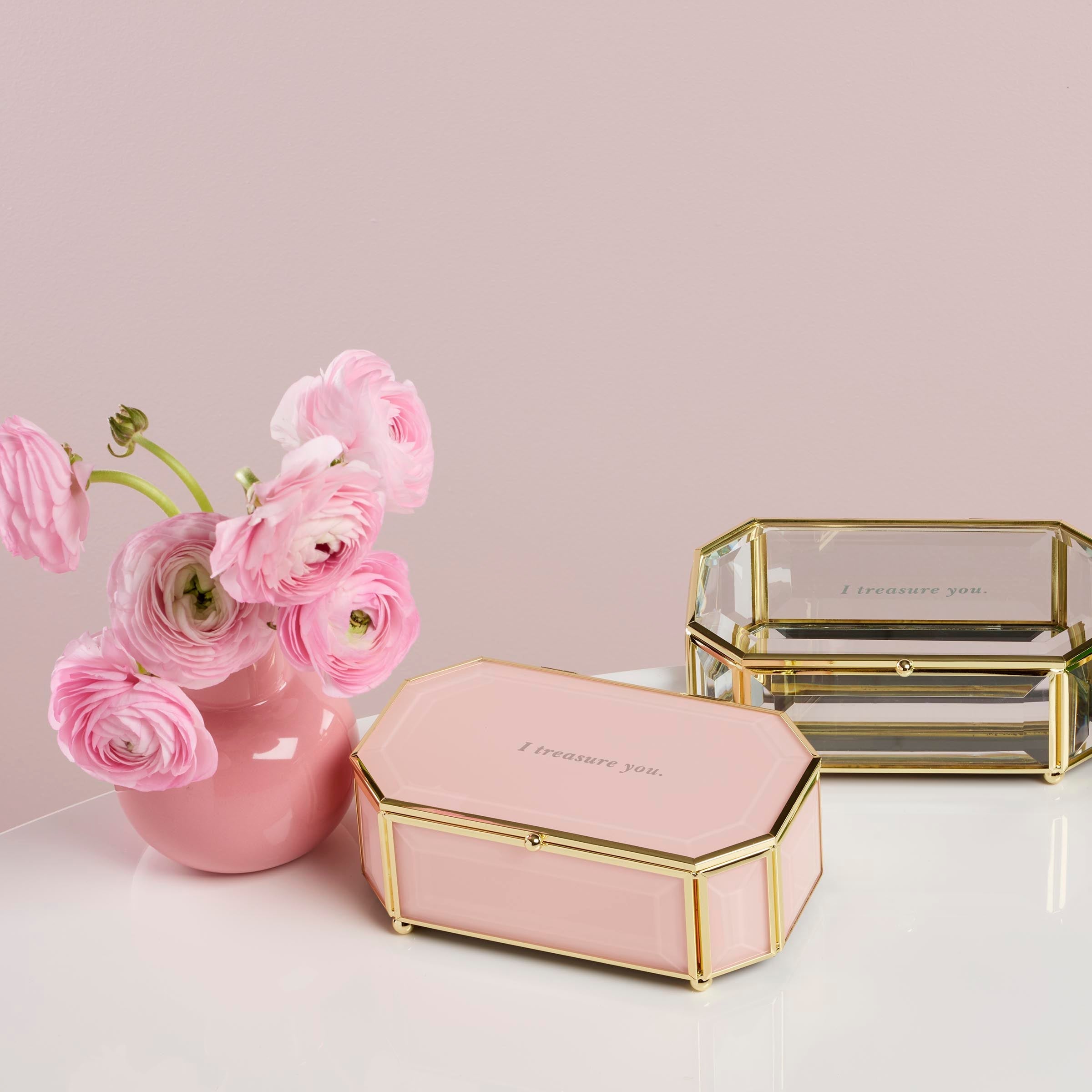 Lenox Fine Lenox Fine I Treasure You Pink Jewelry Box - Image 3