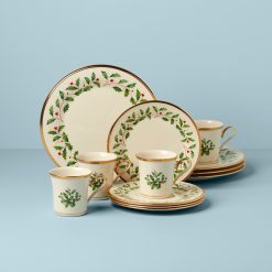 Lenox Fine Lenox Fine Holiday 12-Piece Plate & Mug Dinnerware Set