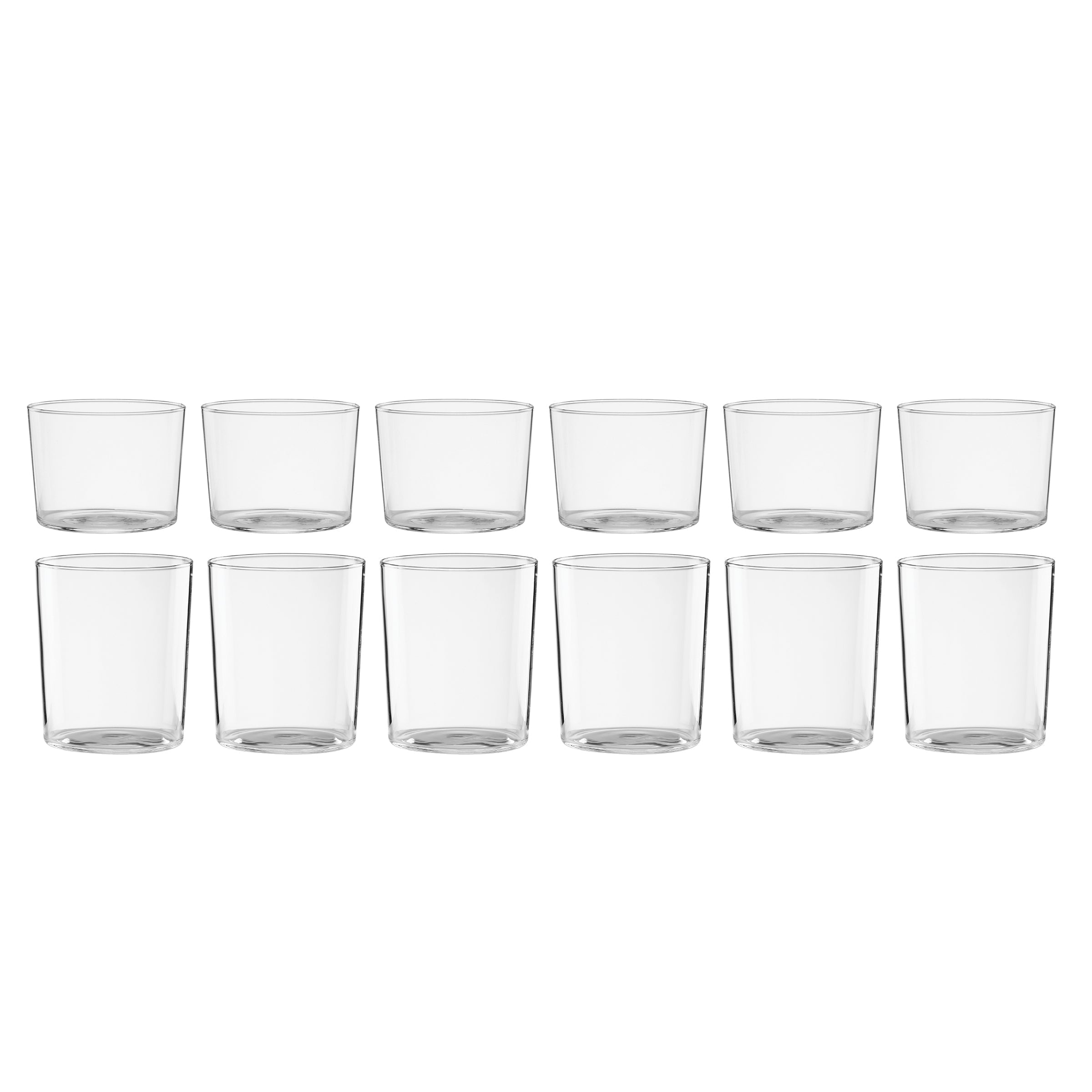 Lenox Fine Lenox Fine Stackables Clear Short & Tall Glasses 12-Piece Set - Image 8