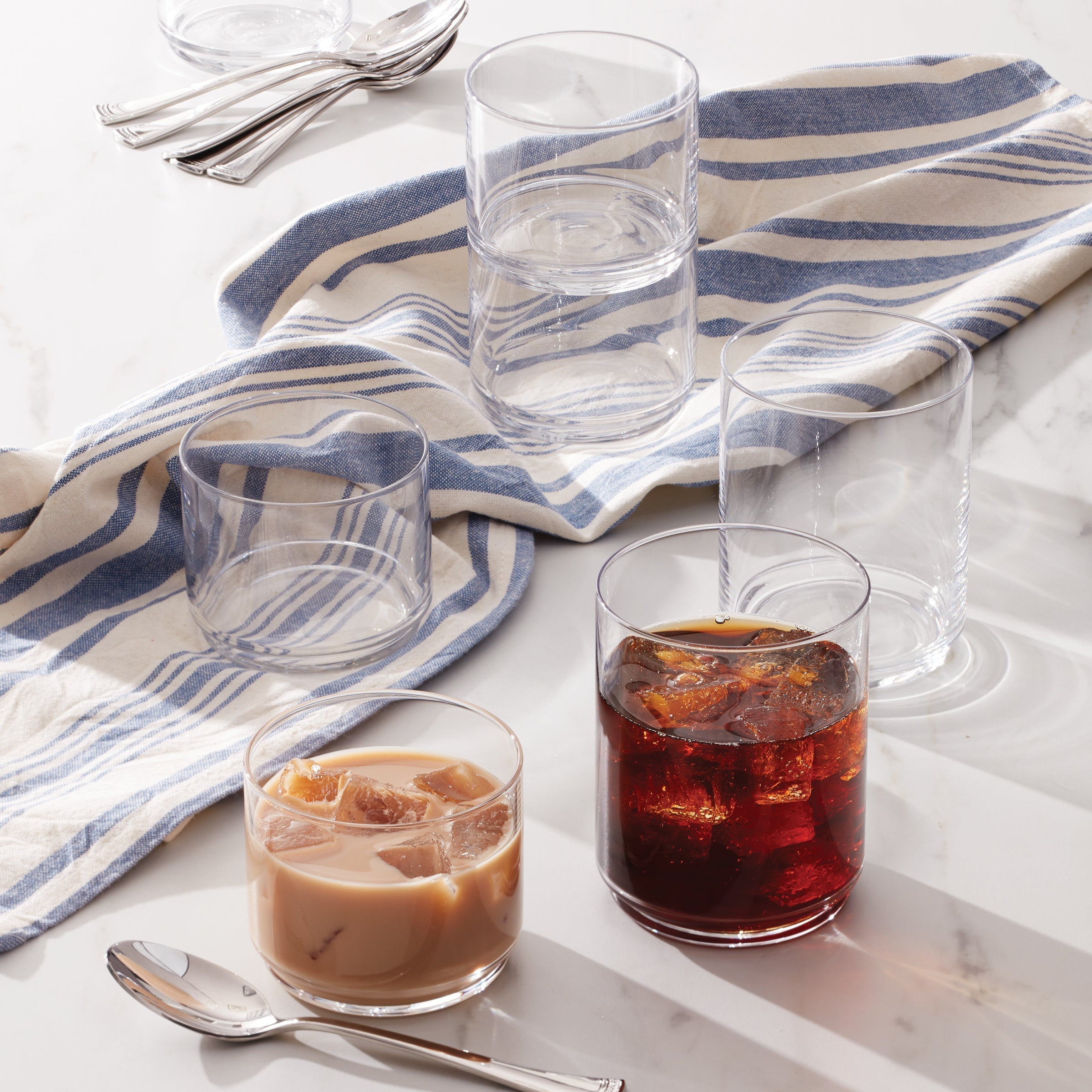 Lenox Fine Lenox Fine Tuscany Classics Stackable Clear Tall Glasses, Set of 6 - Image 4