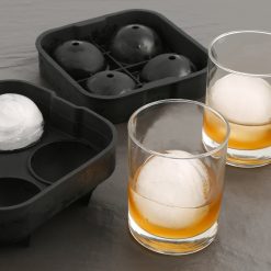 Lenox Fine Lenox Fine Black 4 Sphere Silicone Ice Mold