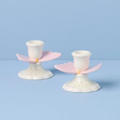Lenox Fine Lenox Fine Butterfly Meadow Candlestick Holders, Set of 2