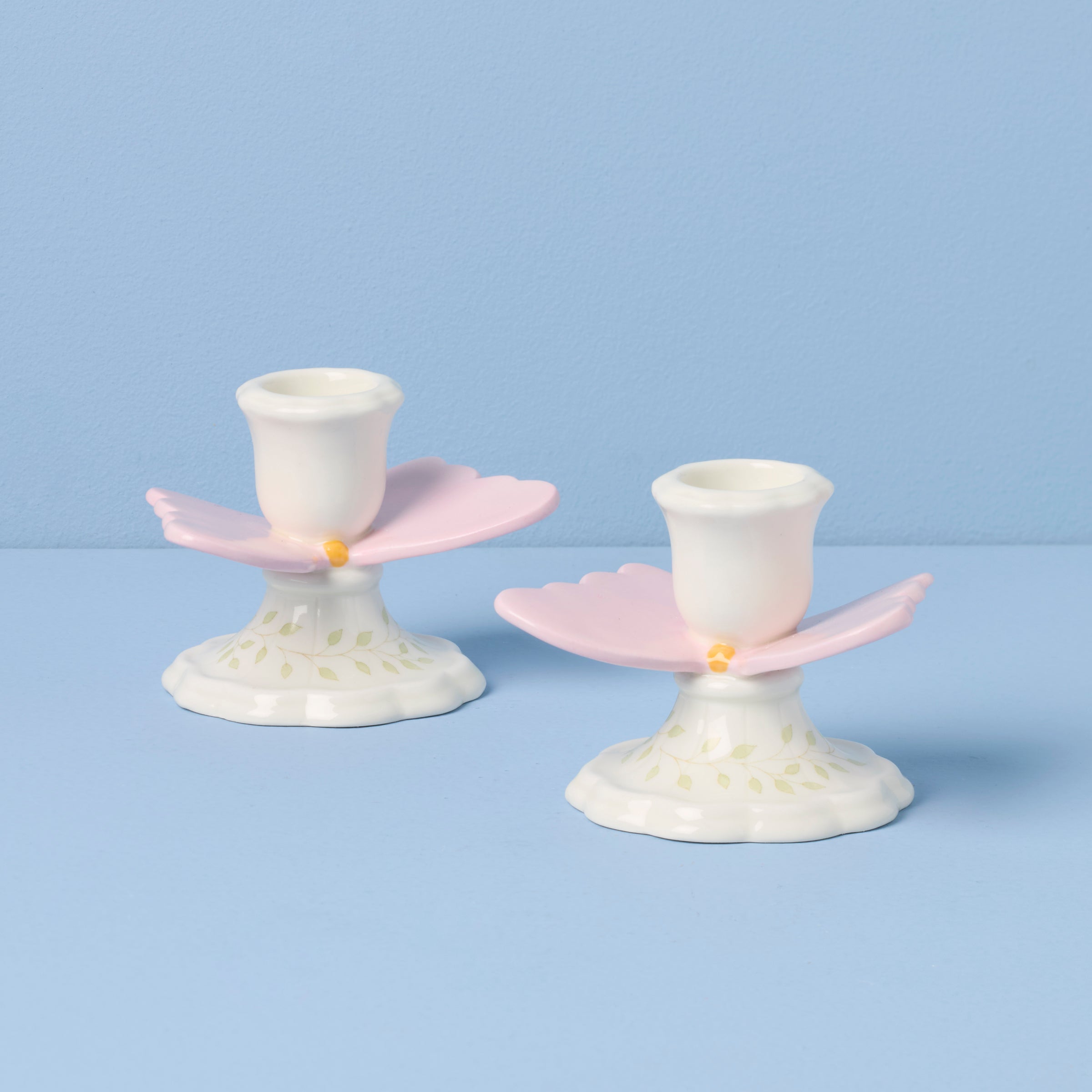 Lenox Fine Lenox Fine Butterfly Meadow Candlestick Holders, Set of 2