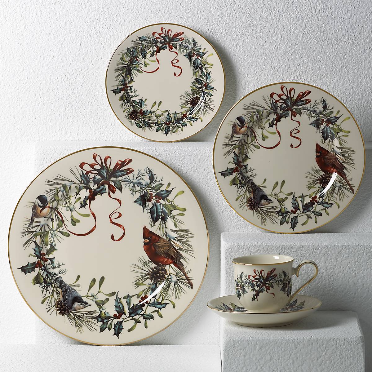 Lenox Fine Lenox Fine Winter Greetings 5-Piece Place Setting - Image 8