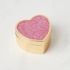 Lenox Fine Lenox Fine Sitting Pretty Pink Glitter Heart Box