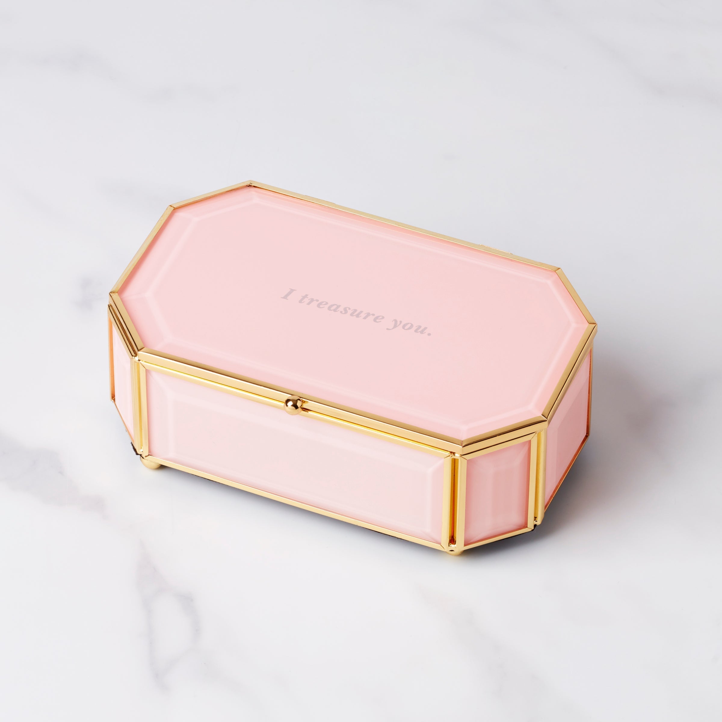 Lenox Fine Lenox Fine I Treasure You Pink Jewelry Box