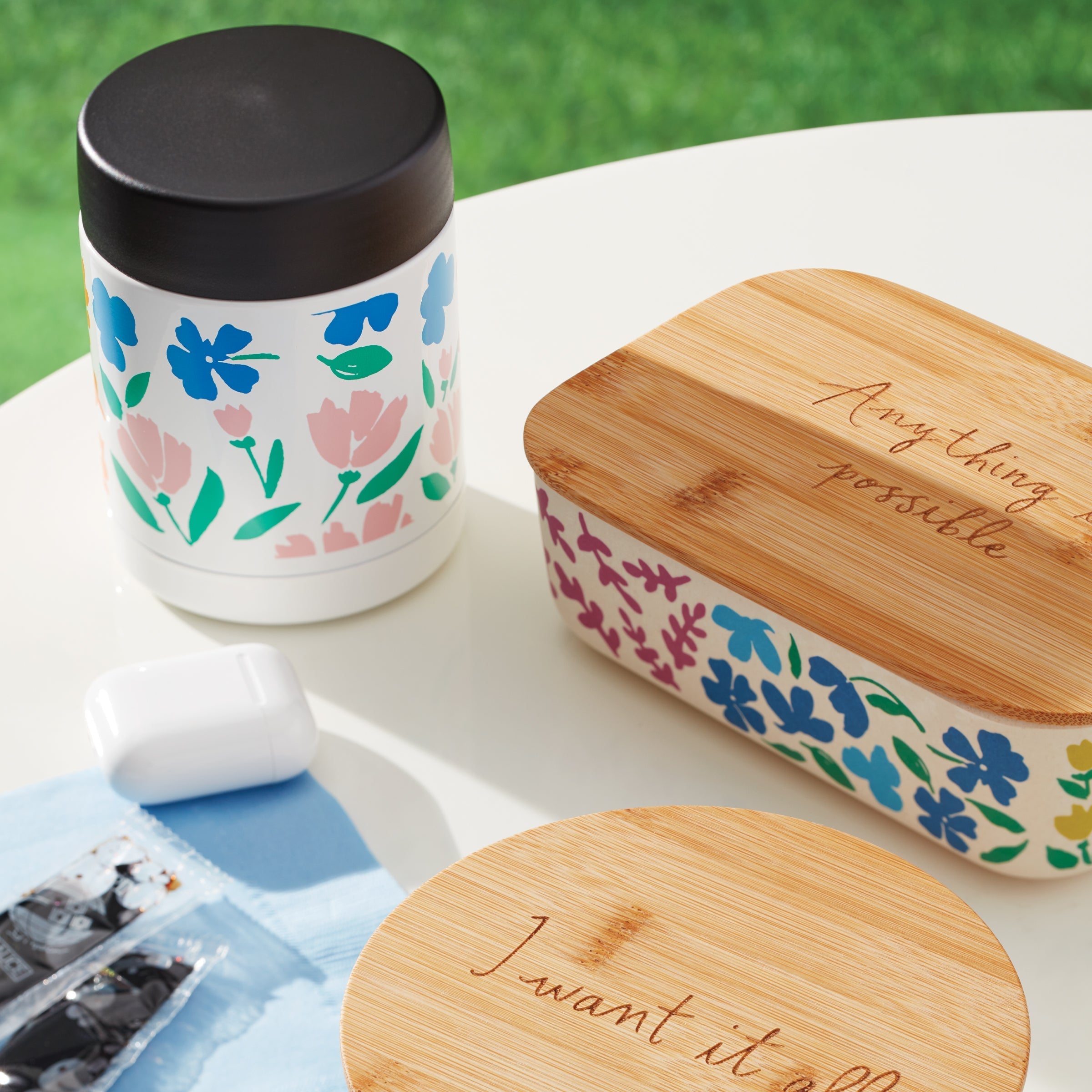Lenox Fine Lenox Fine Floral Fields 2-Piece Container Set - Image 3