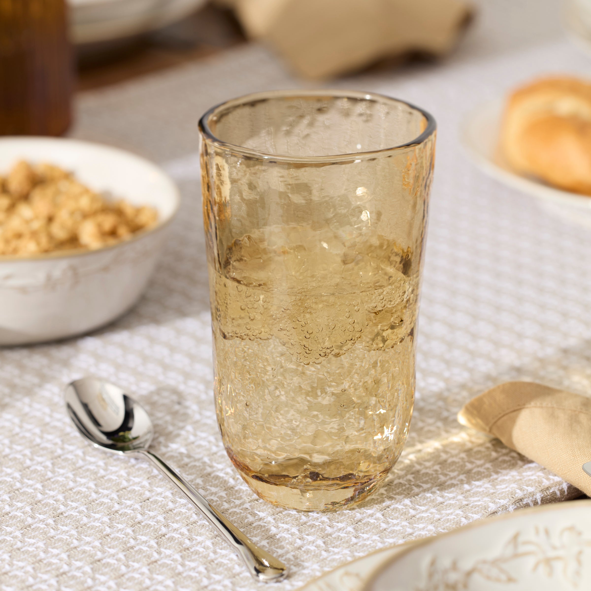 Lenox Fine Lenox Fine Homespun Amber Tall Tumbler - Set Of 4 - Image 5