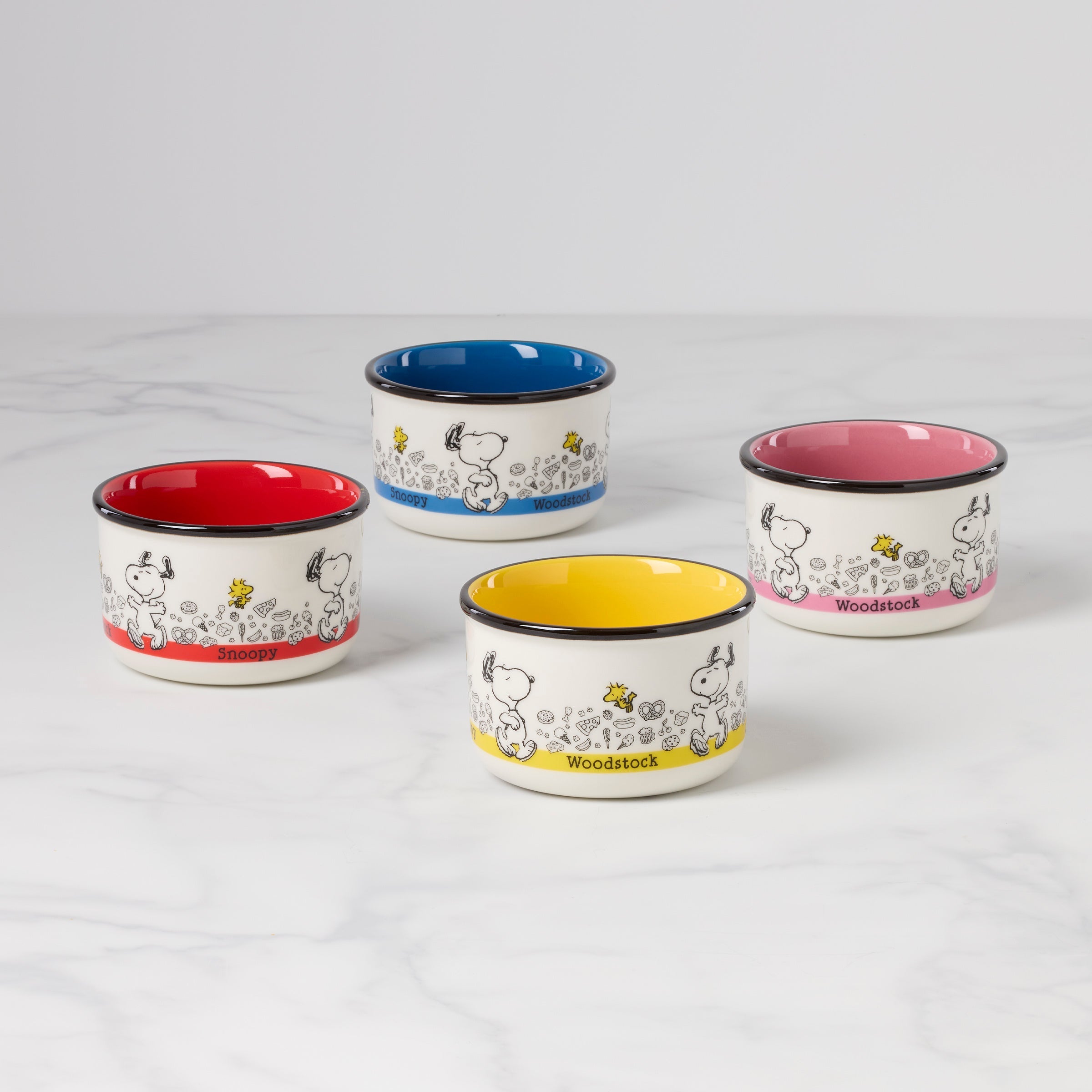 Lenox Fine Lenox Fine Chef Snoopy Snack Bowls, Set of 4