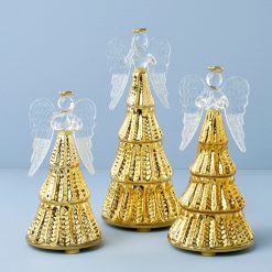 Lenox Fine Lenox Fine Radiant Light Lit Angel Figurines 3-Piece Set