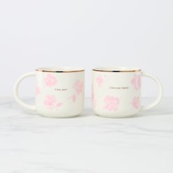 Lenox Fine Lenox Fine Spring Pansies Mugs, Set of 2