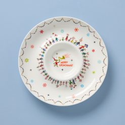Lenox Fine Lenox Fine Merry Grinchmas Chip & Dip Bowl