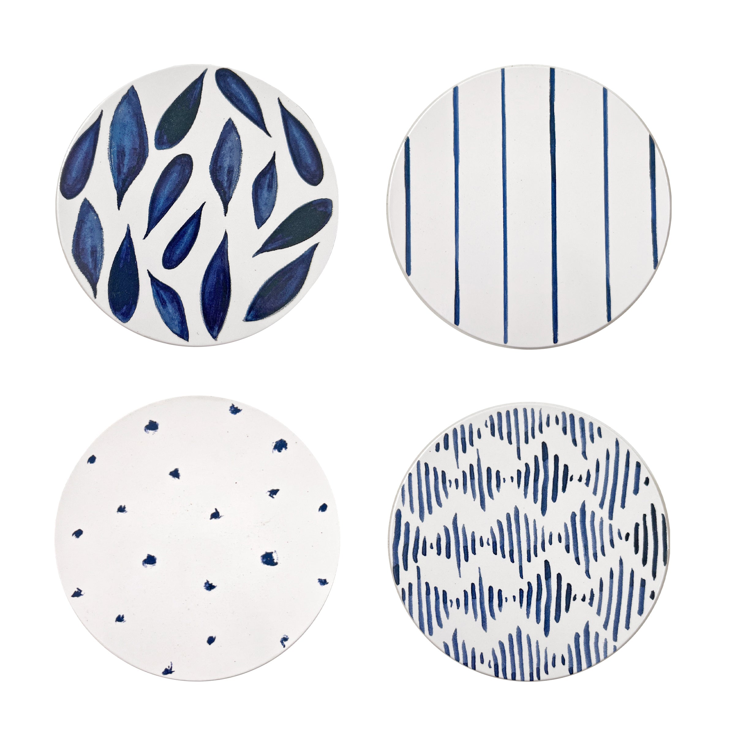 Lenox Fine Lenox Fine Blue Bay Corkback Coasters, Set of 4