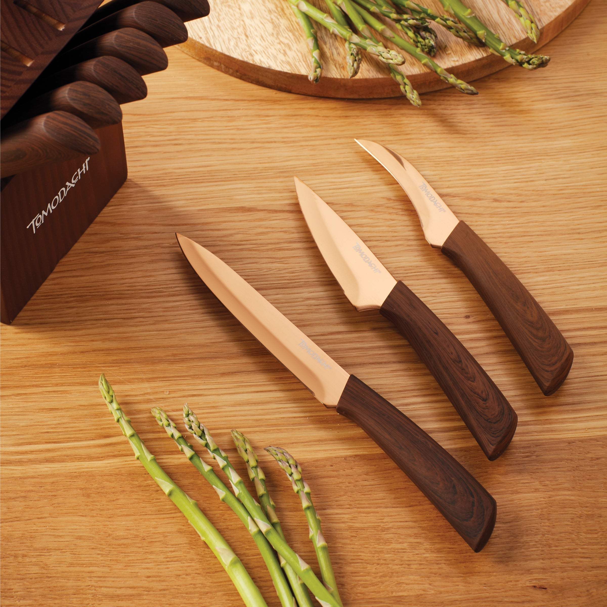 Lenox Fine Lenox Fine Raintree Copper 13-Piece Cutlery Block Set - Image 3