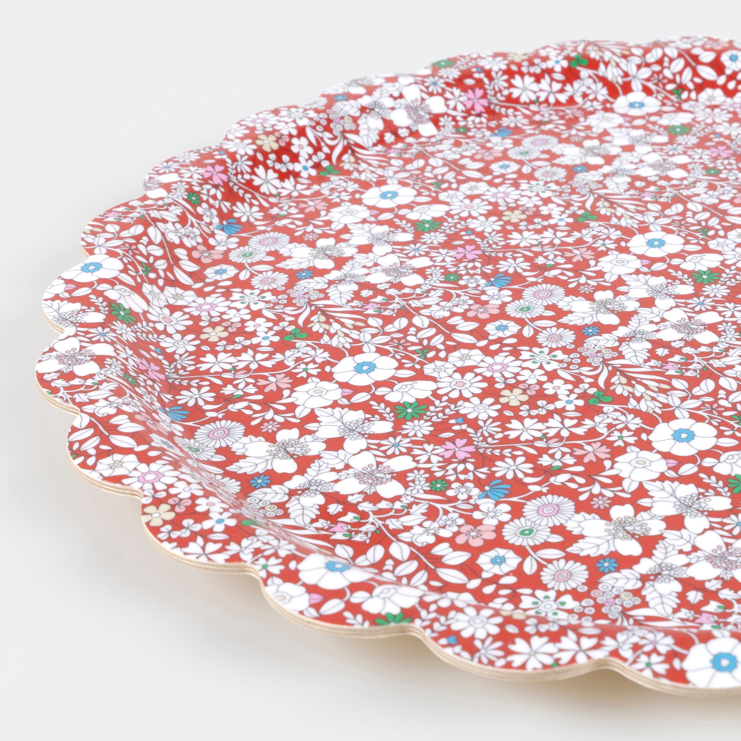 Lenox Fine Lenox Fine Meri Meri x Liberty Red June's Meadow Small Tray - Image 3