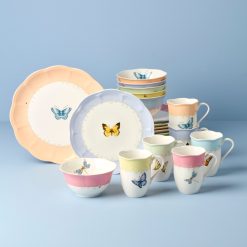 Lenox Fine Lenox Fine Butterfly Meadow Color 24-Piece Dinnerware Set