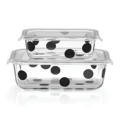 Lenox Fine Lenox Fine Deco Dot 2-Piece  Rectagular Storage Set