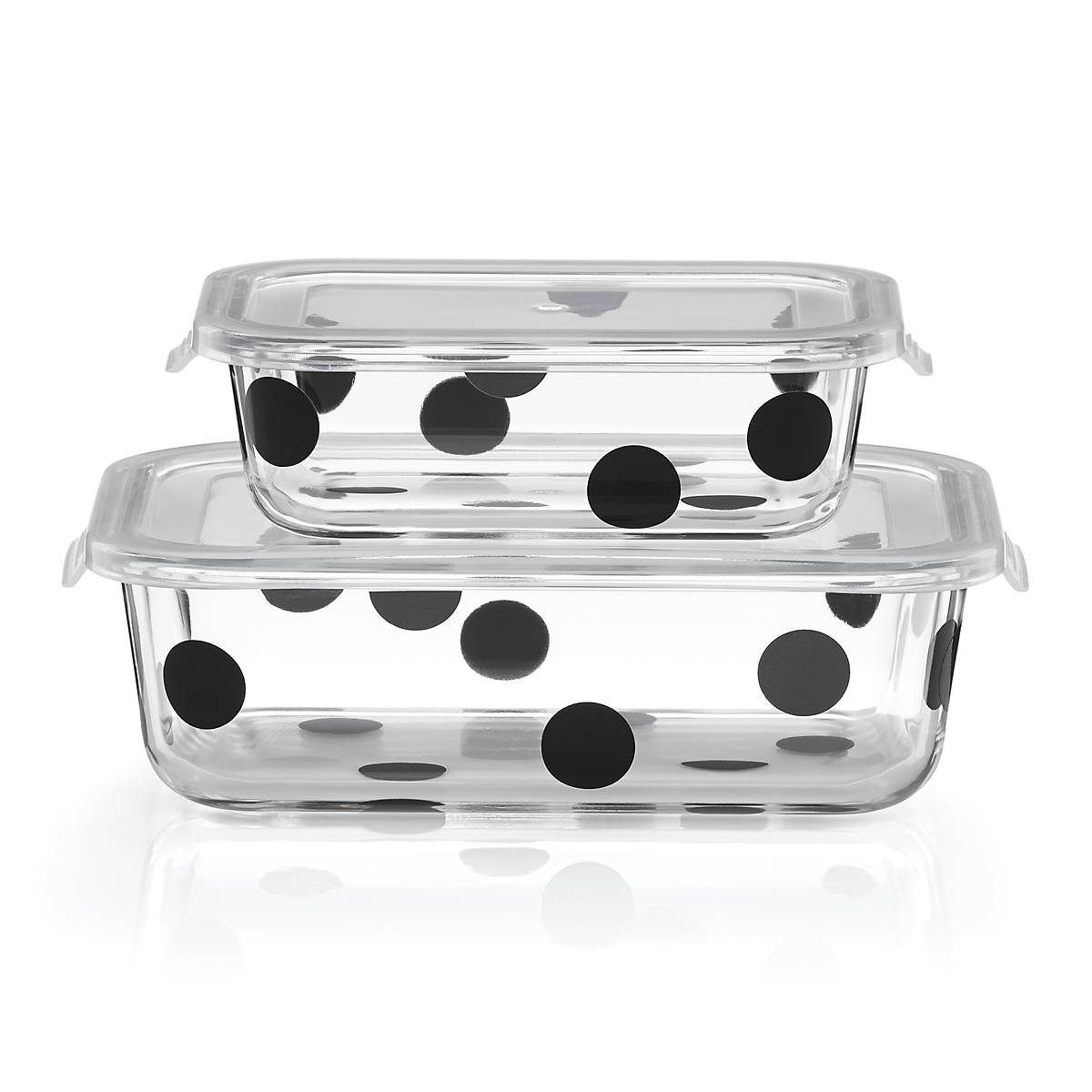 Lenox Fine Lenox Fine Deco Dot 2-Piece Rectagular Storage Set