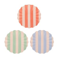 Lenox Fine Lenox Fine Stripey Assorted Bamboo Small Plates, Set of 6