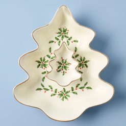 Lenox Fine Lenox Fine Holiday Tree Chip & Dip Set