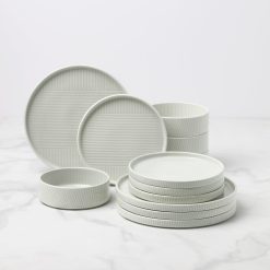 Lenox Fine Lenox Fine Modulus Vapor 12-Piece Dinnerware Set