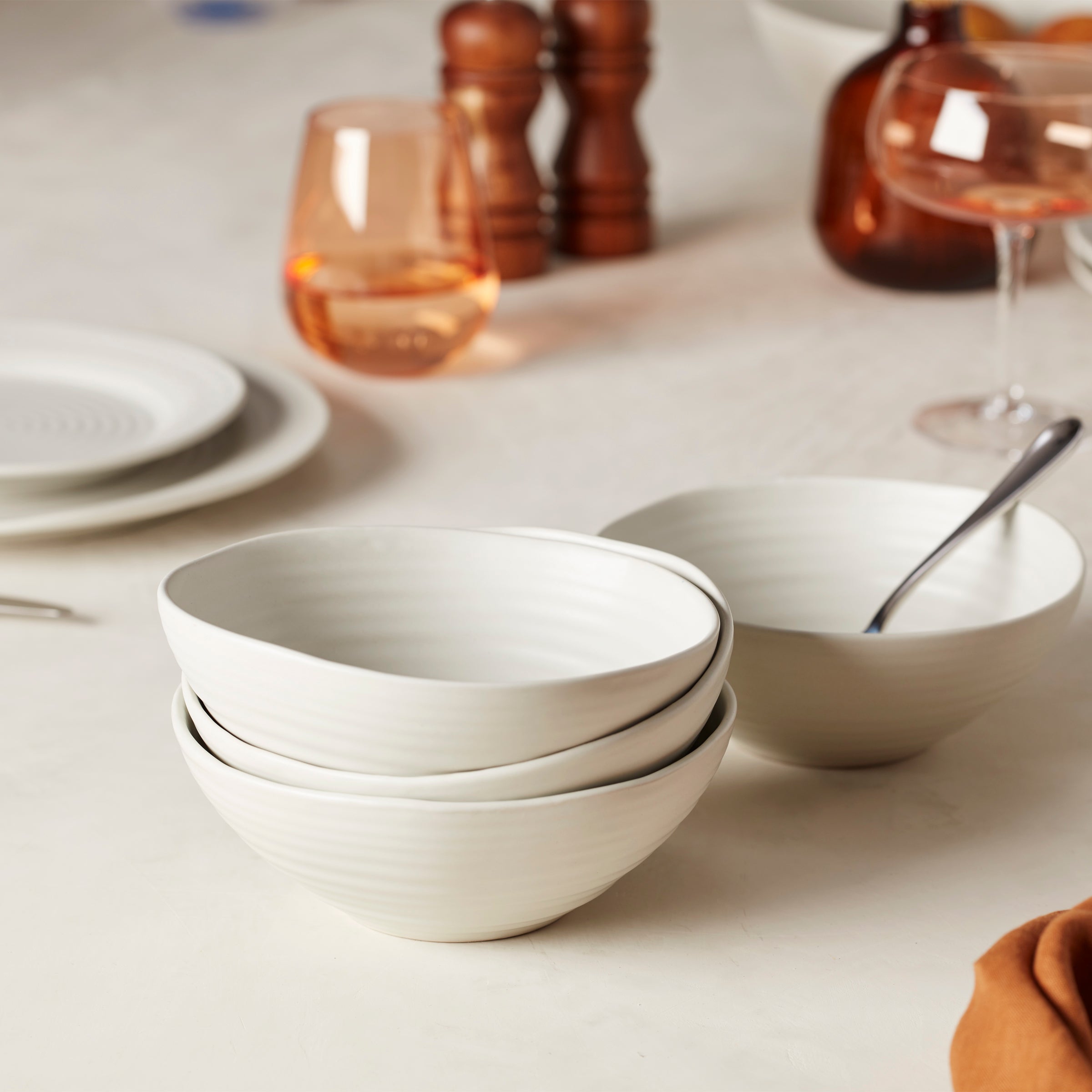Lenox Fine Lenox Fine Ridge White 12-Piece Dinnerware Set - Image 15