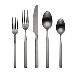 Lenox Fine Lenox Fine Mercer Gunmetal 5-Piece Place Setting