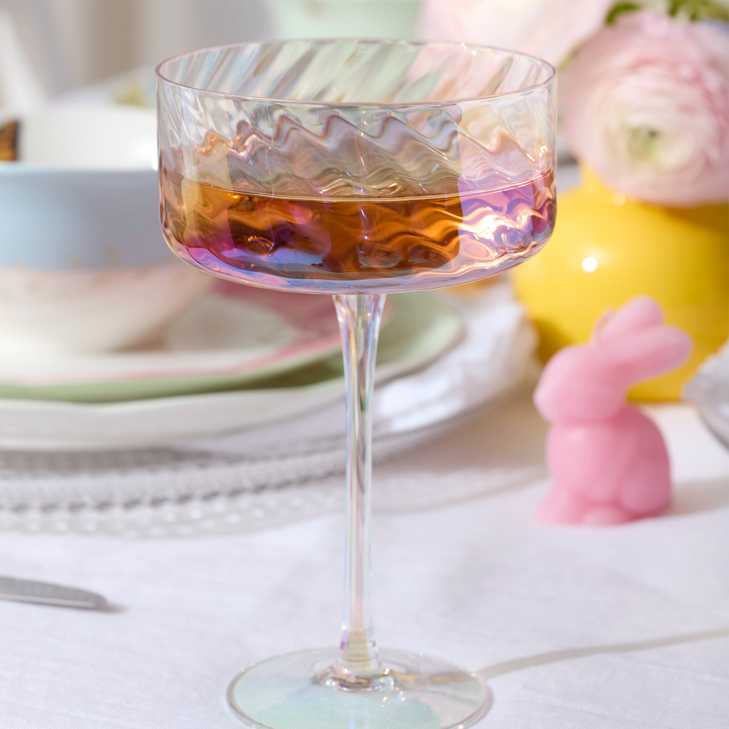 Lenox Fine Lenox Fine Tuscany Classics Iridescent Coupe Glasses, Set of 4 - Image 3