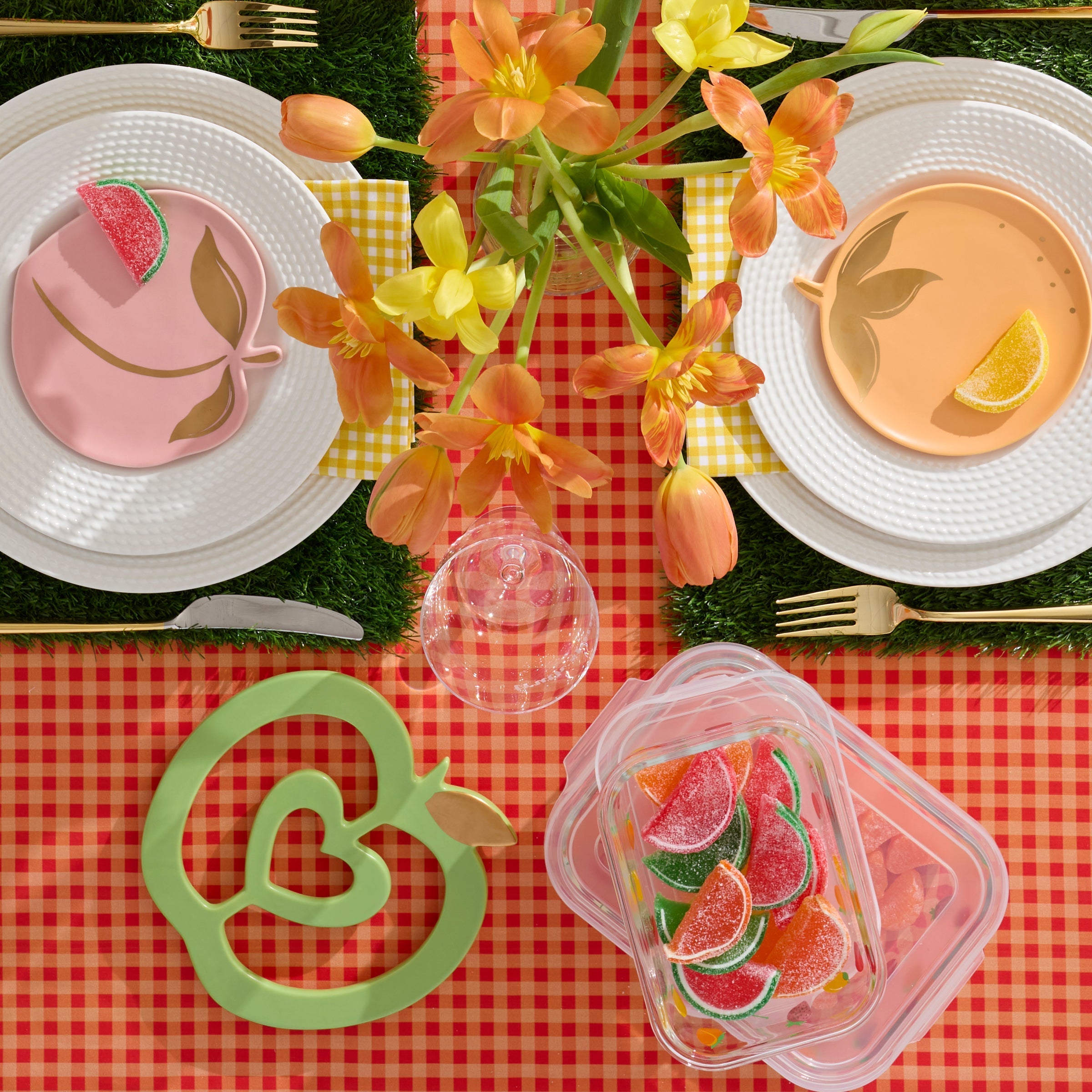 Lenox Fine Lenox Fine Tutti Fruity Apple Trivet - Image 3