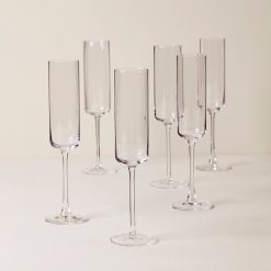 Lenox Fine Lenox Fine Tuscany Classics Straight Flute Glasses, Set of 6