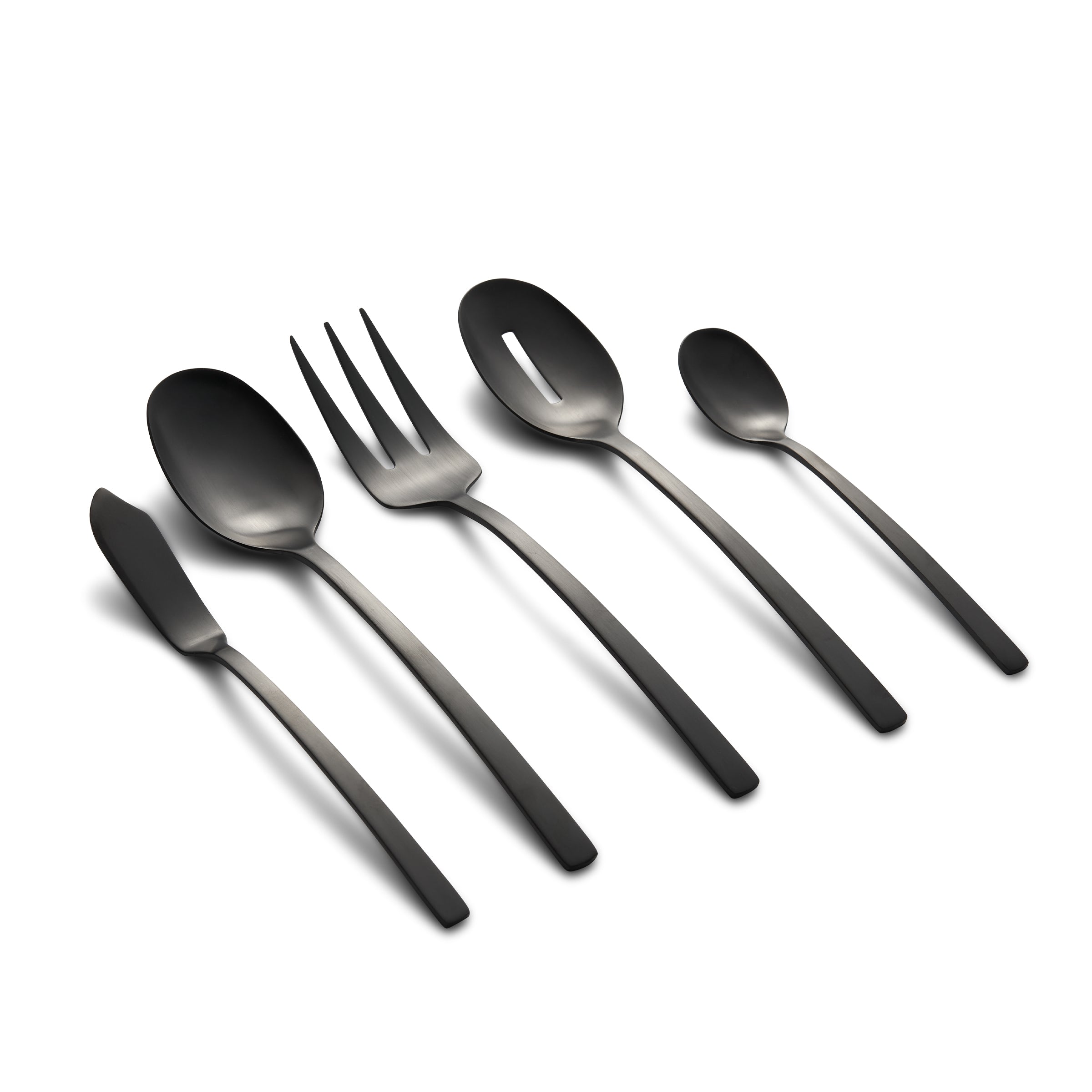 Lenox Fine Lenox Fine Beacon Black Satin 45-Piece Flatware Set - Image 3