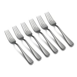 Lenox Fine Lenox Fine Malibu Satin Dinner Fors, Set of 6