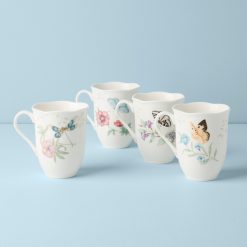 Alternative view of Lenox Fine Lenox Fine Butterfly Meadow Mugs, Set of 4