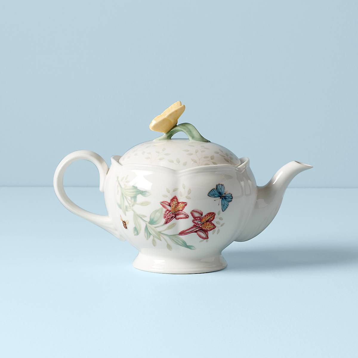 Lenox Fine Lenox Fine Butterfly Meadow Teapot - Image 2