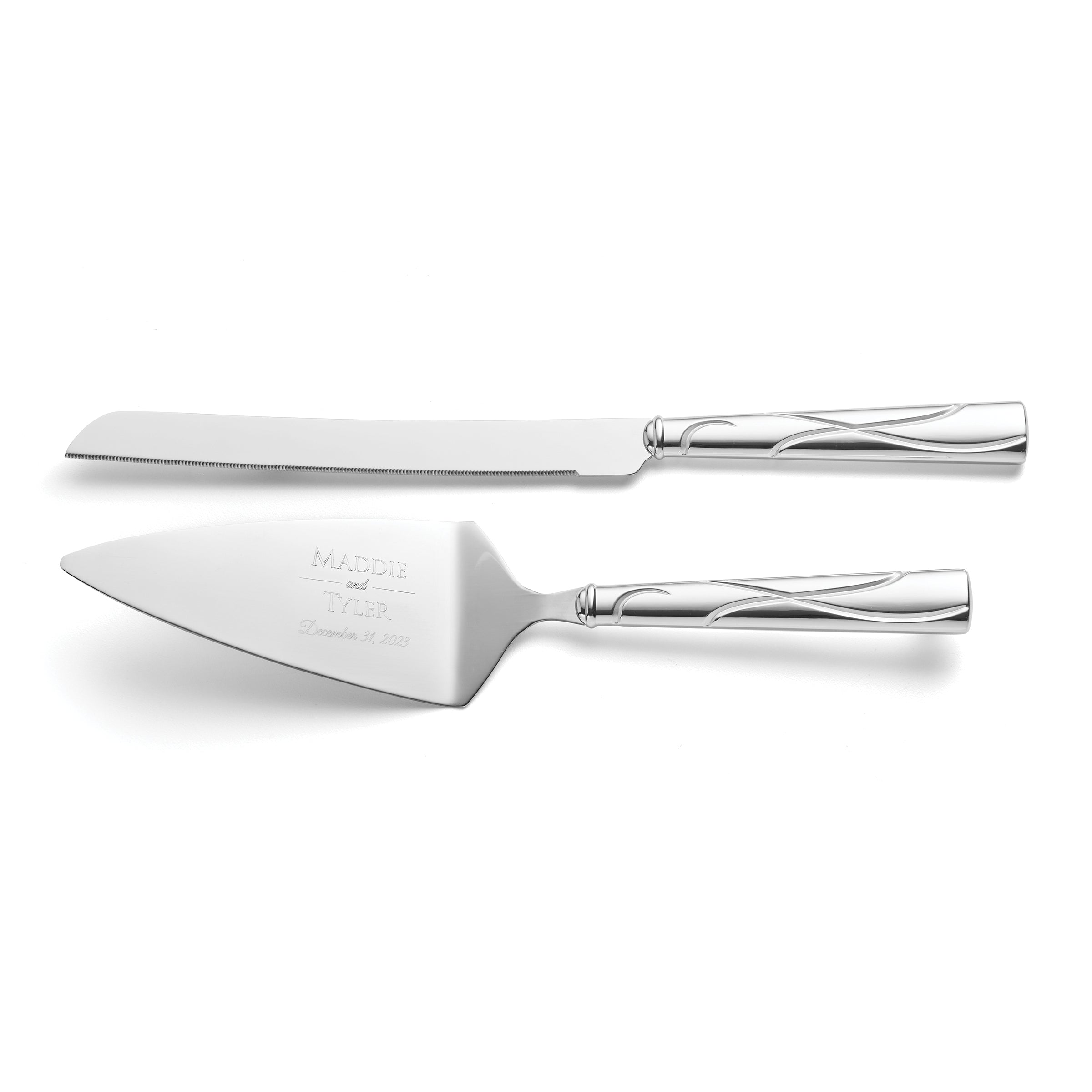 Lenox Fine Lenox Fine Personalized Adorn 2-Piece Cake Knife & Server Set - Image 3